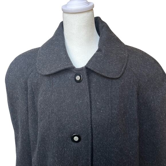 Donnybrook Charcoal Grey Wool Coat - Size 8 - Made in Russia - Picture 6 of 8